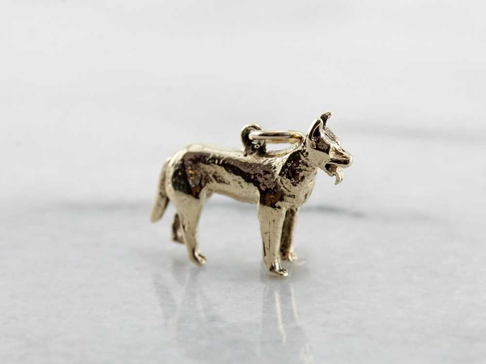 German Shepherd Dog Charm or Layering Pendant - image 2