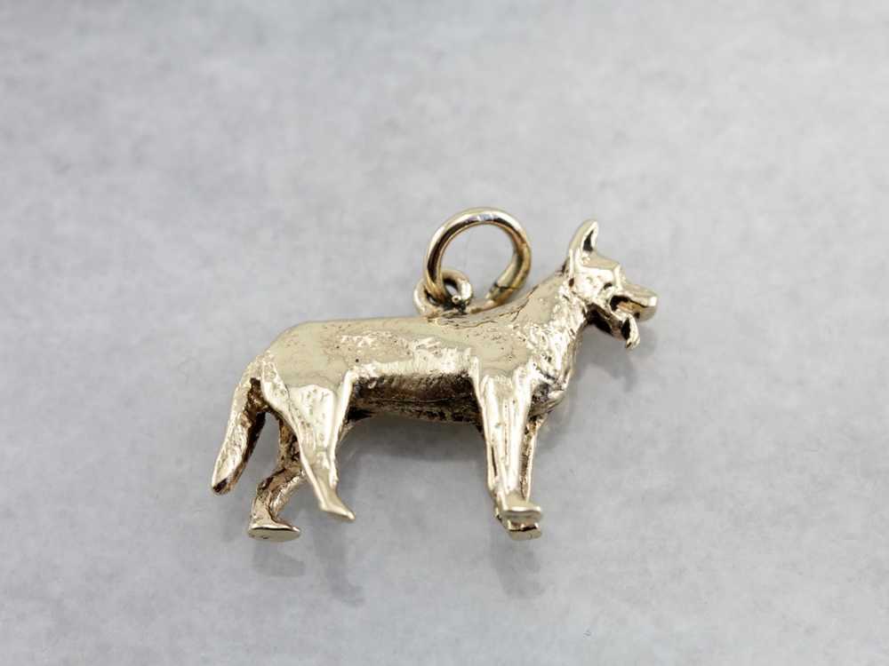 German Shepherd Dog Charm or Layering Pendant - image 3