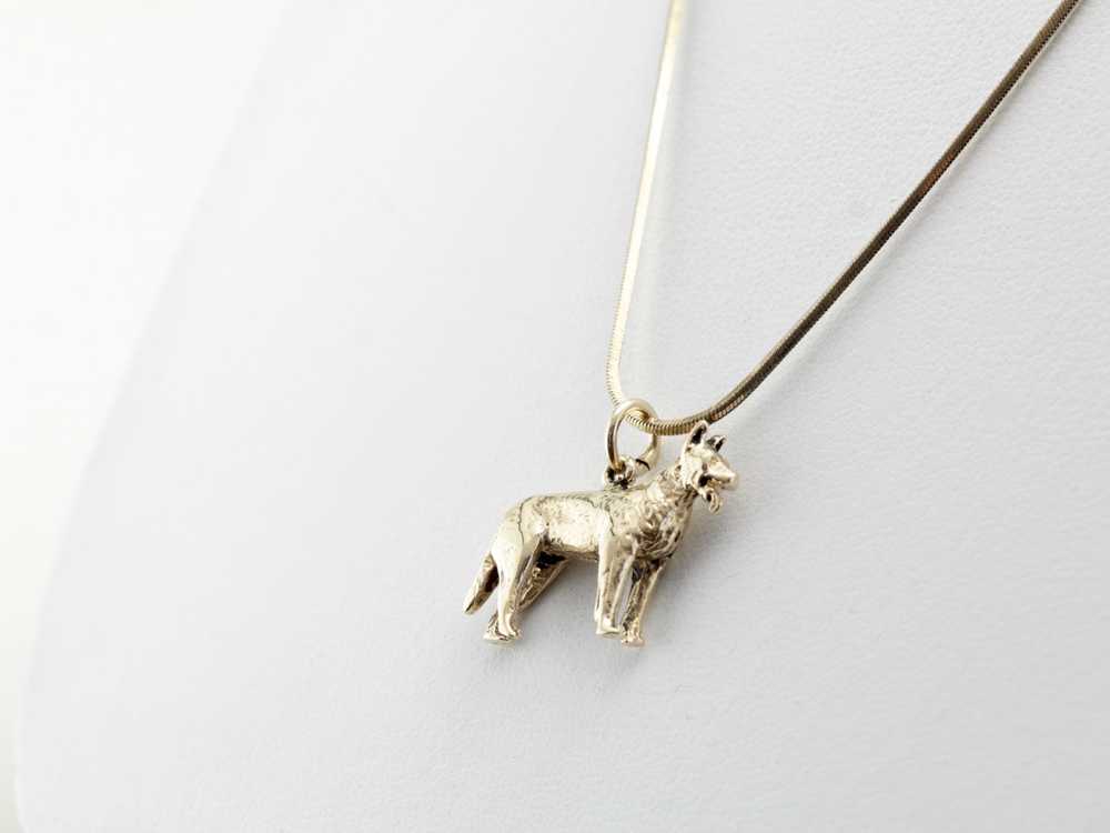 German Shepherd Dog Charm or Layering Pendant - image 5