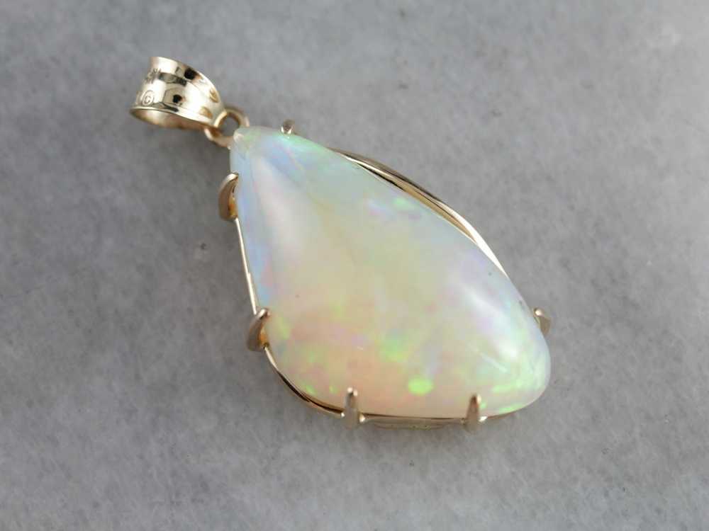 Glowing Opal Cocktail Pendant - image 2