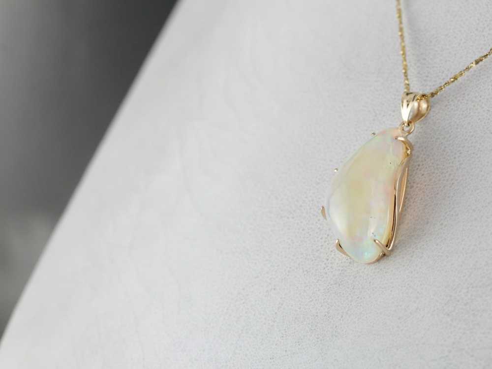 Glowing Opal Cocktail Pendant - image 4