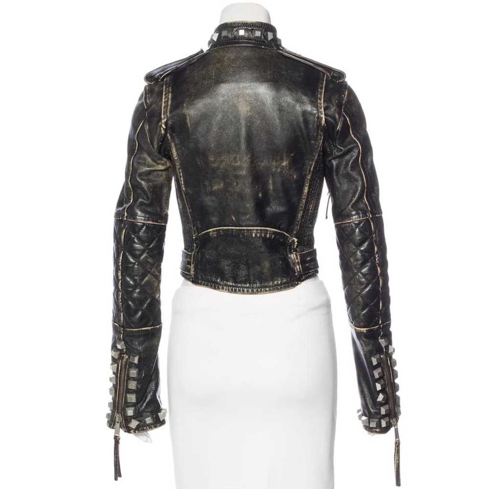 Dsquared2 Leather biker jacket - image 2