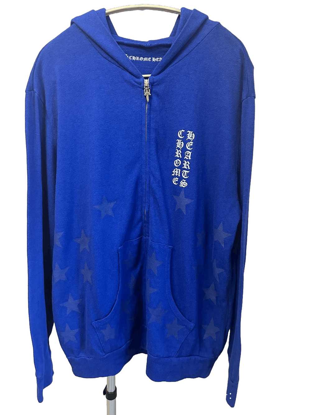 Chrome Hearts Chorme hearts blue script logo star… - image 1