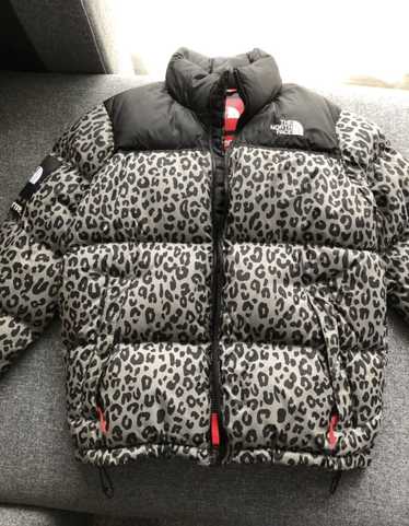 Supreme north face Leopard Nuptse Jacket deals Sz L