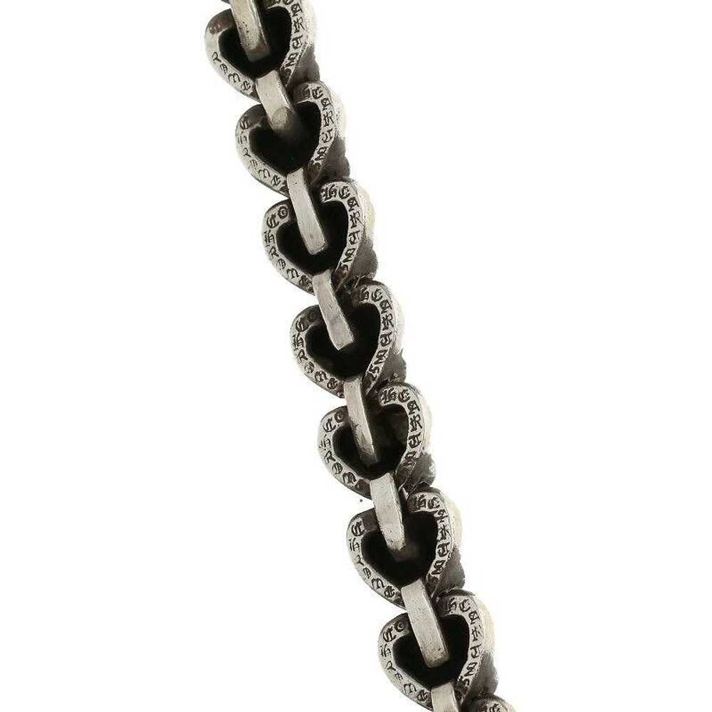 Chrome Hearts Silver Heart Link Bracelet - image 4