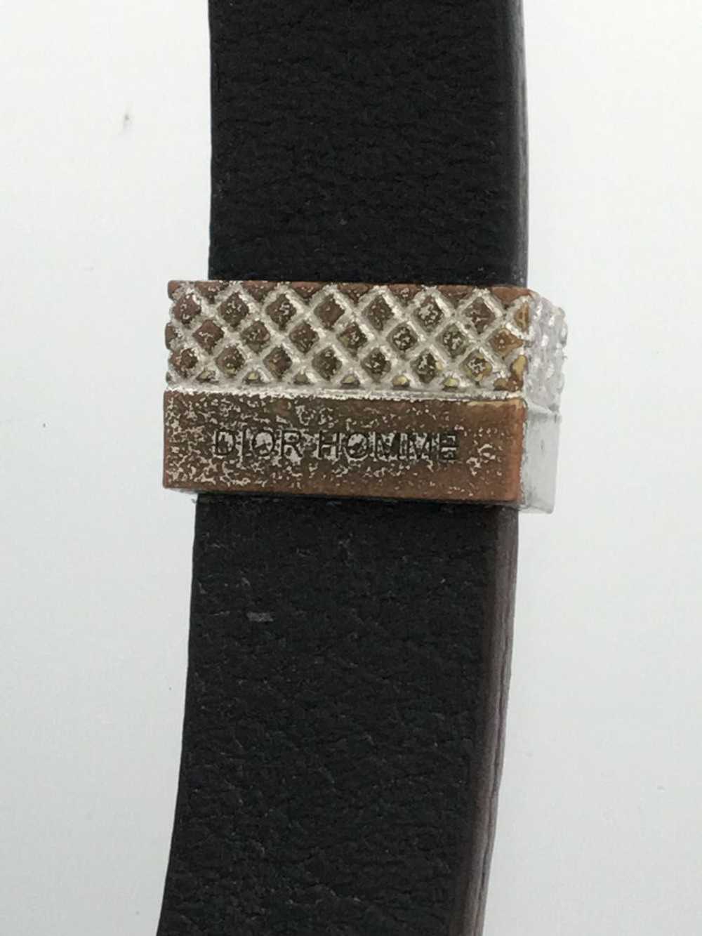 Dior Homme Leather Bracelet - image 4