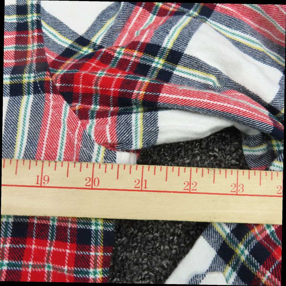 Gap Authentic Red Black and White Plaid Pattern S… - image 3