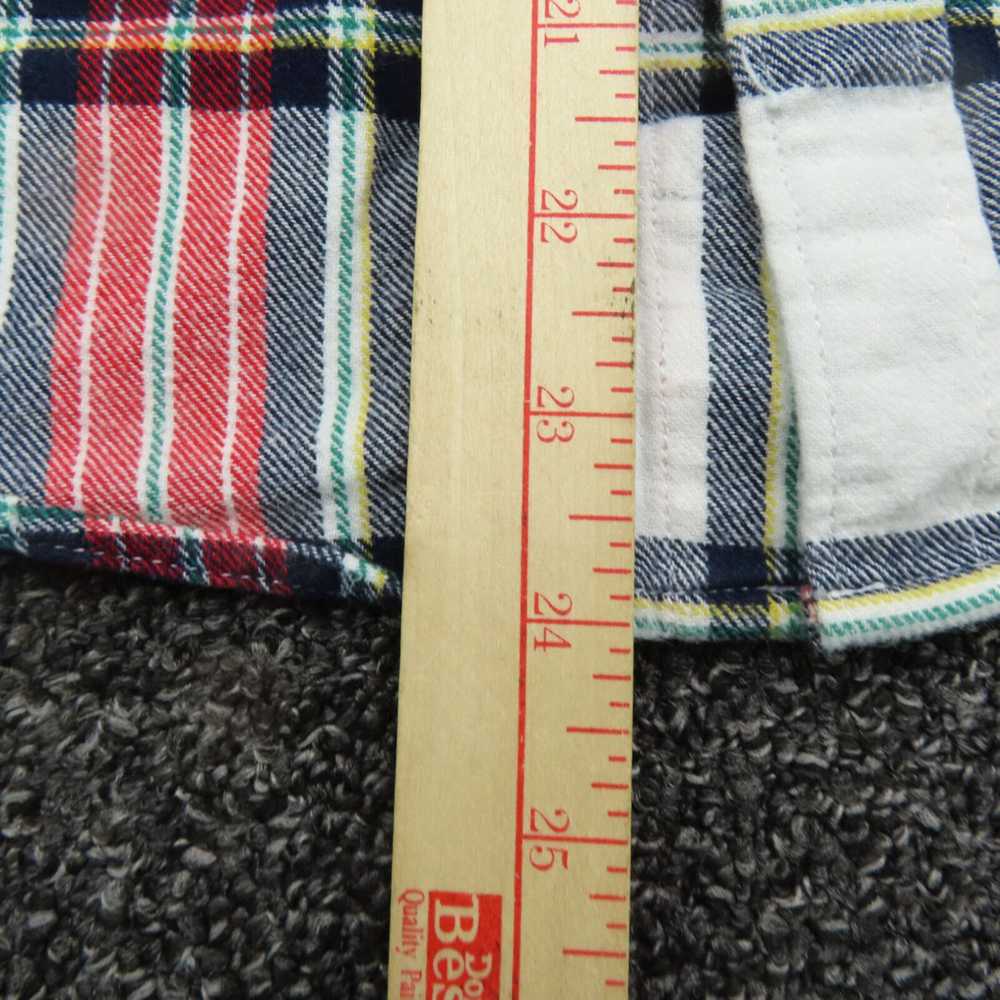 Gap Authentic Red Black and White Plaid Pattern S… - image 5