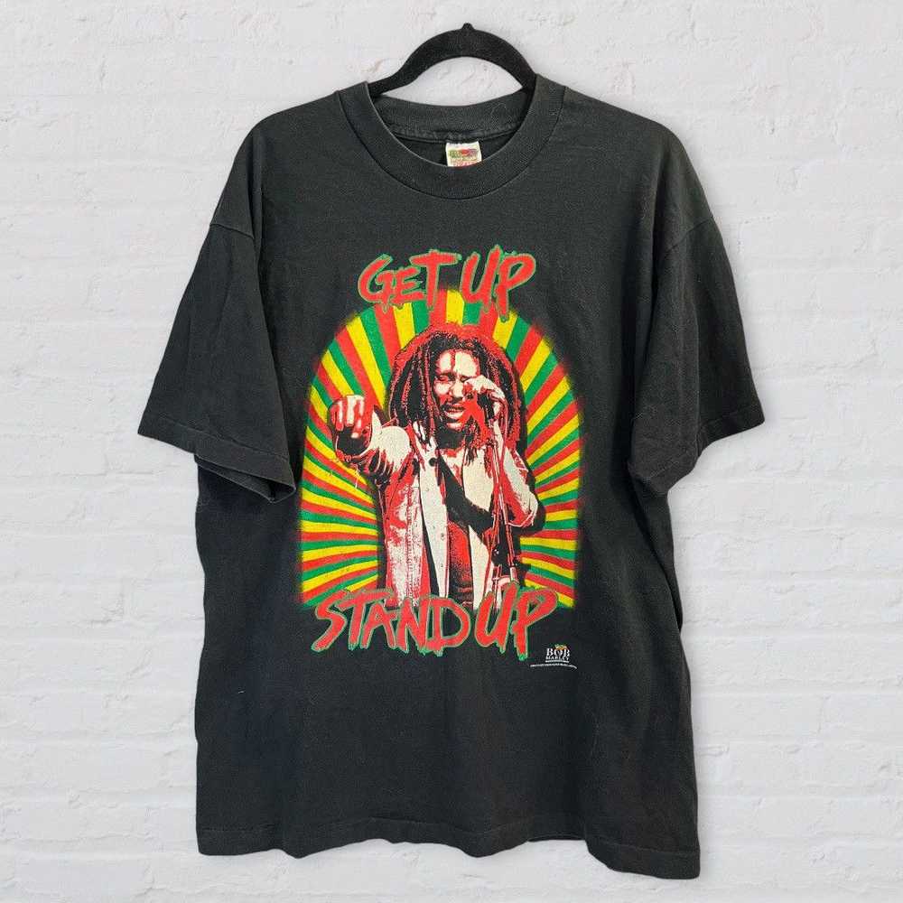 Bob Marley × Rap Tees × Vintage Vintage Bob Marle… - image 1