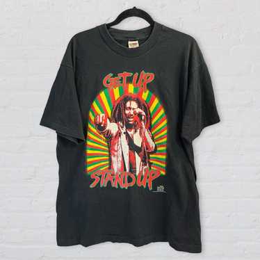 Bob Marley × Rap Tees × Vintage Vintage Bob Marle… - image 1