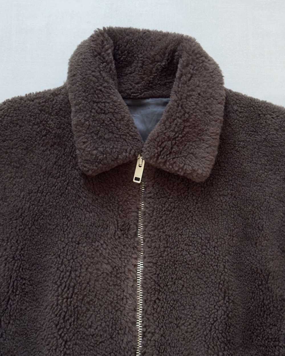 Givenchy Givenchy Deep Brown Shearling Bomber Jac… - image 4