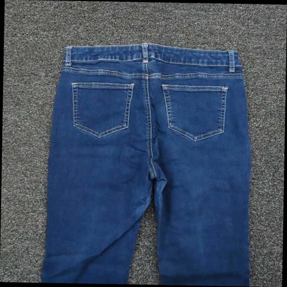 Vintage Blue Studded Denim Straight Cut Casual La… - image 7