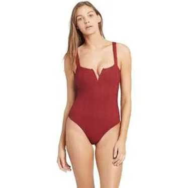 L Space Cha Cha Pointelle Rib One-Piece Swimsuit - image 1