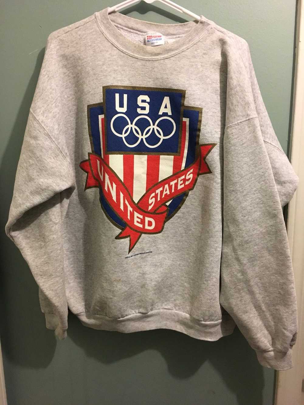 Usa Olympics × Vintage Vintage USA Olympics Sweat… - image 1