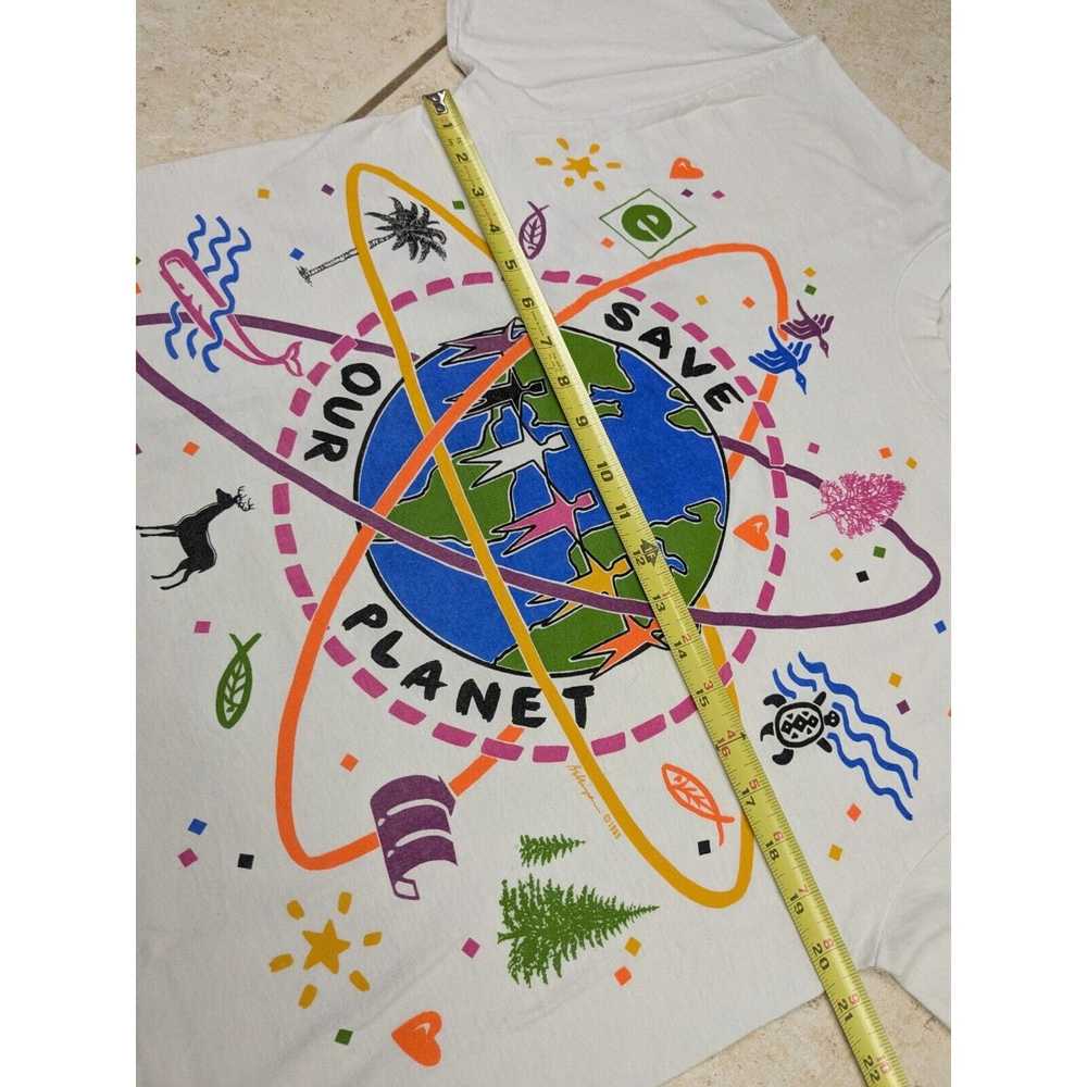 Other Vtg 1989 Save Our Planet Shirt Environmenta… - image 4