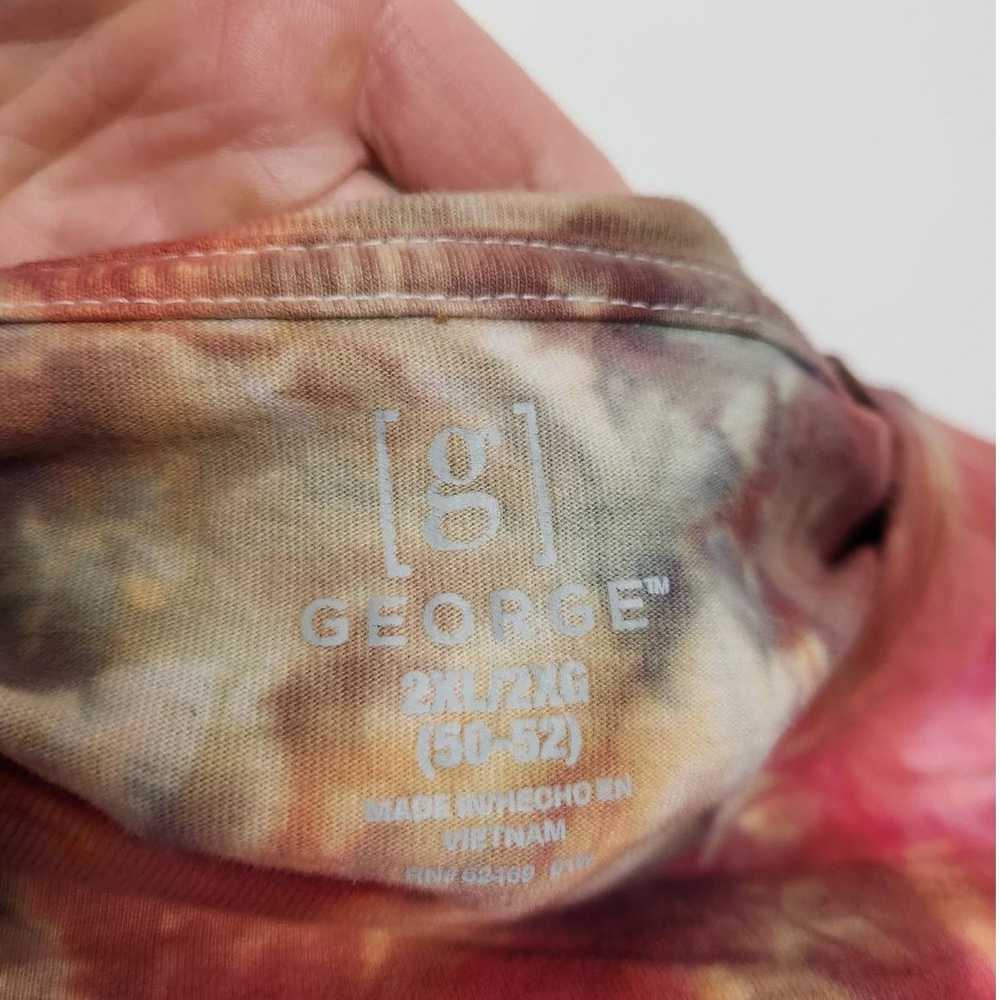 George Custom SNOW Tie Dye Long Sleeve Hippie Gro… - image 4