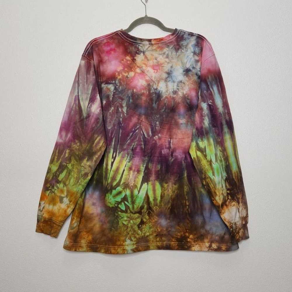 George Custom SNOW Tie Dye Long Sleeve Hippie Gro… - image 5