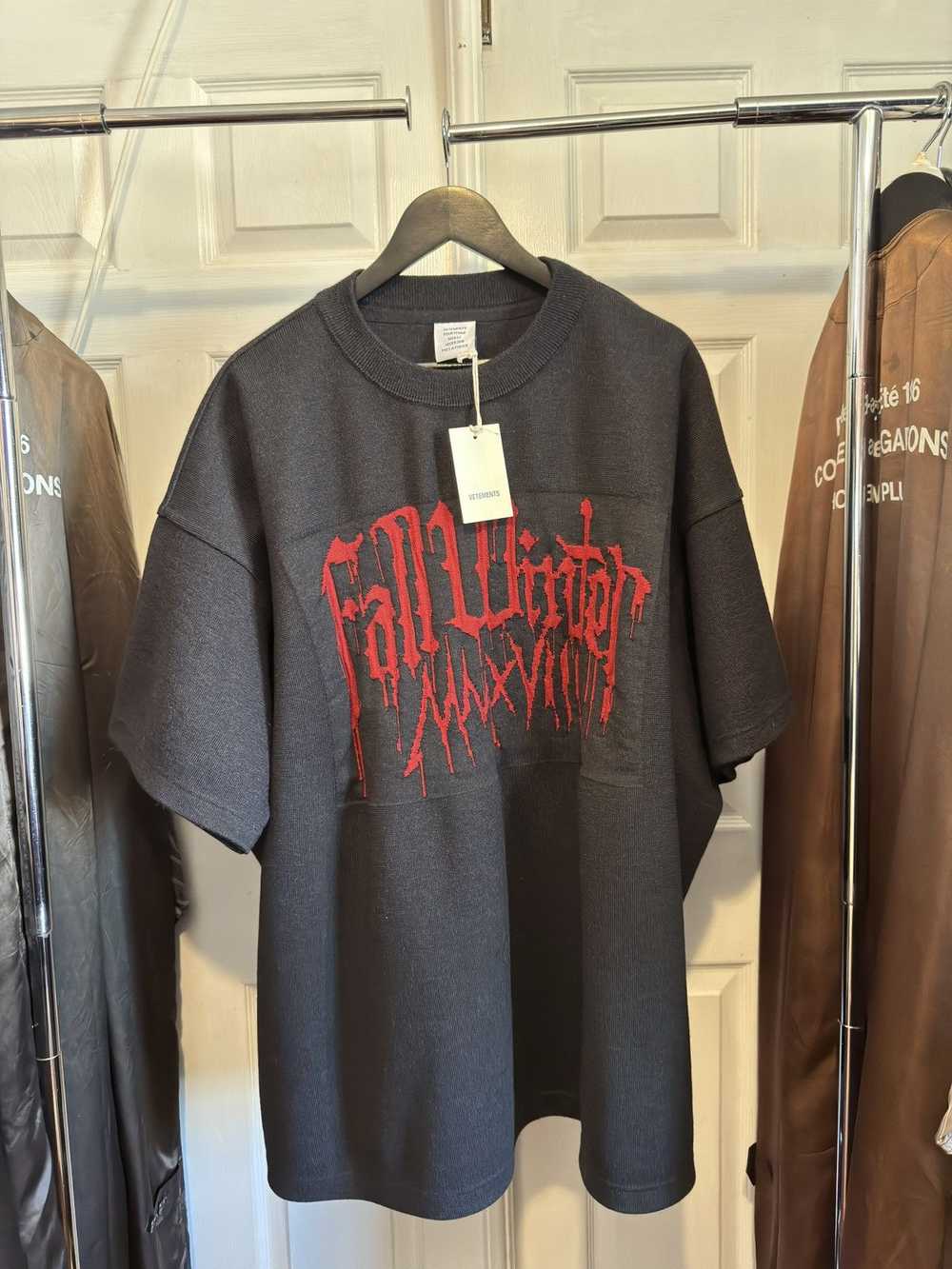 Vetements RARE Vetements fw18 metal tour knit - image 1