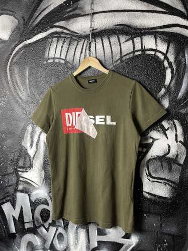 Diesel × Streetwear × Vintage Diesel Box Logo T-S… - image 1