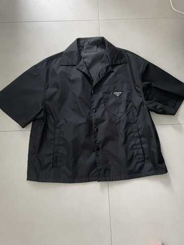 Prada Prada re nylon camp shirt L