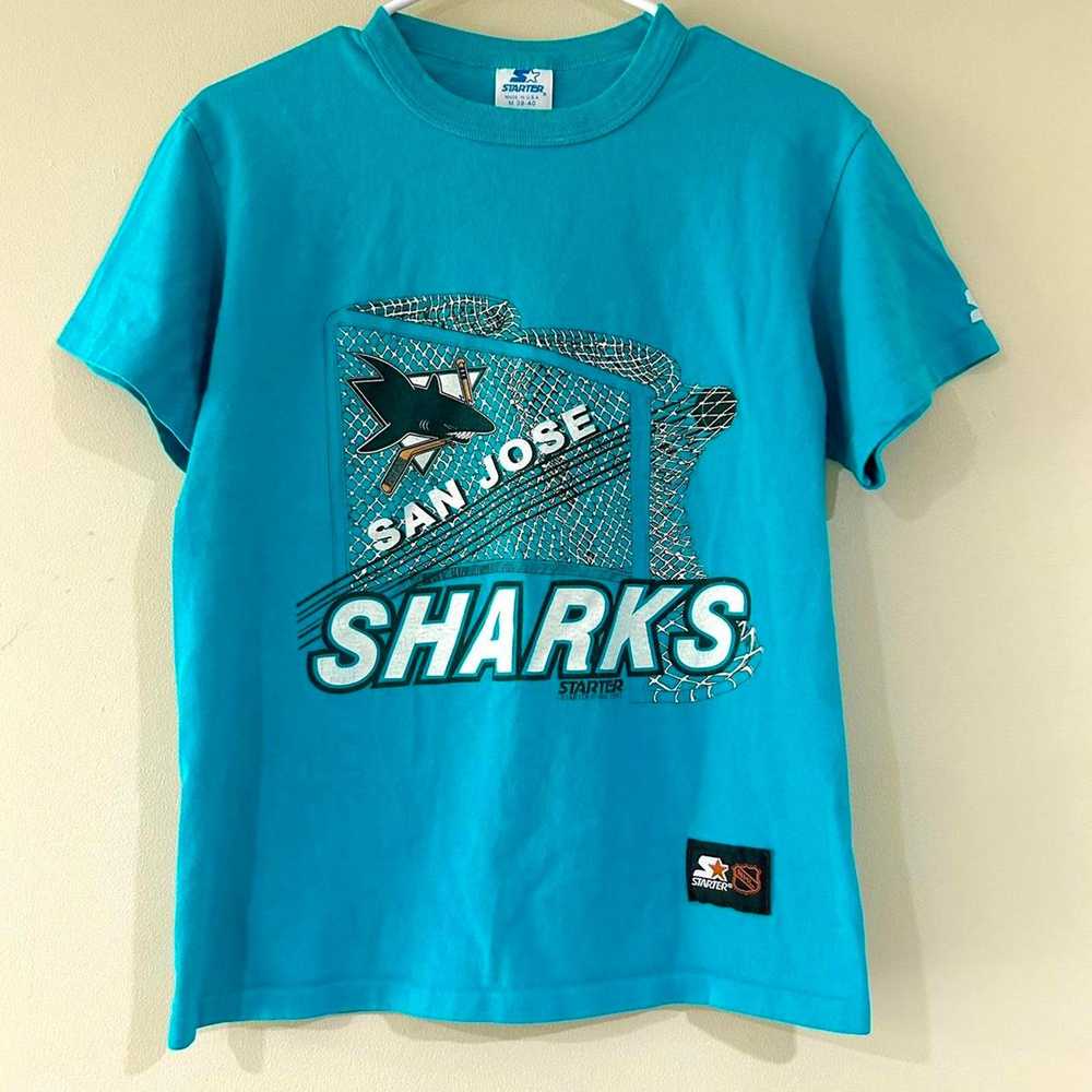 Starter Vintage 1991 San Jose Sharks Hockey Shirt - image 1