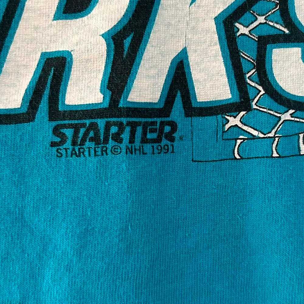 Starter Vintage 1991 San Jose Sharks Hockey Shirt - image 2