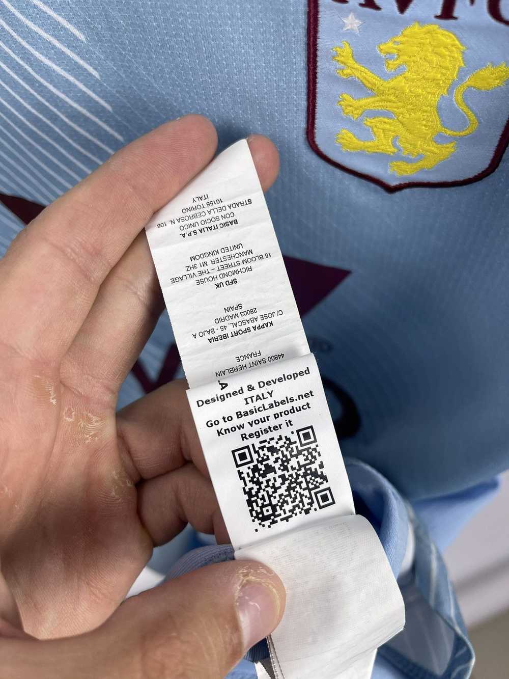 Kappa × Soccer Jersey Kappa Aston Villa England 2… - image 6