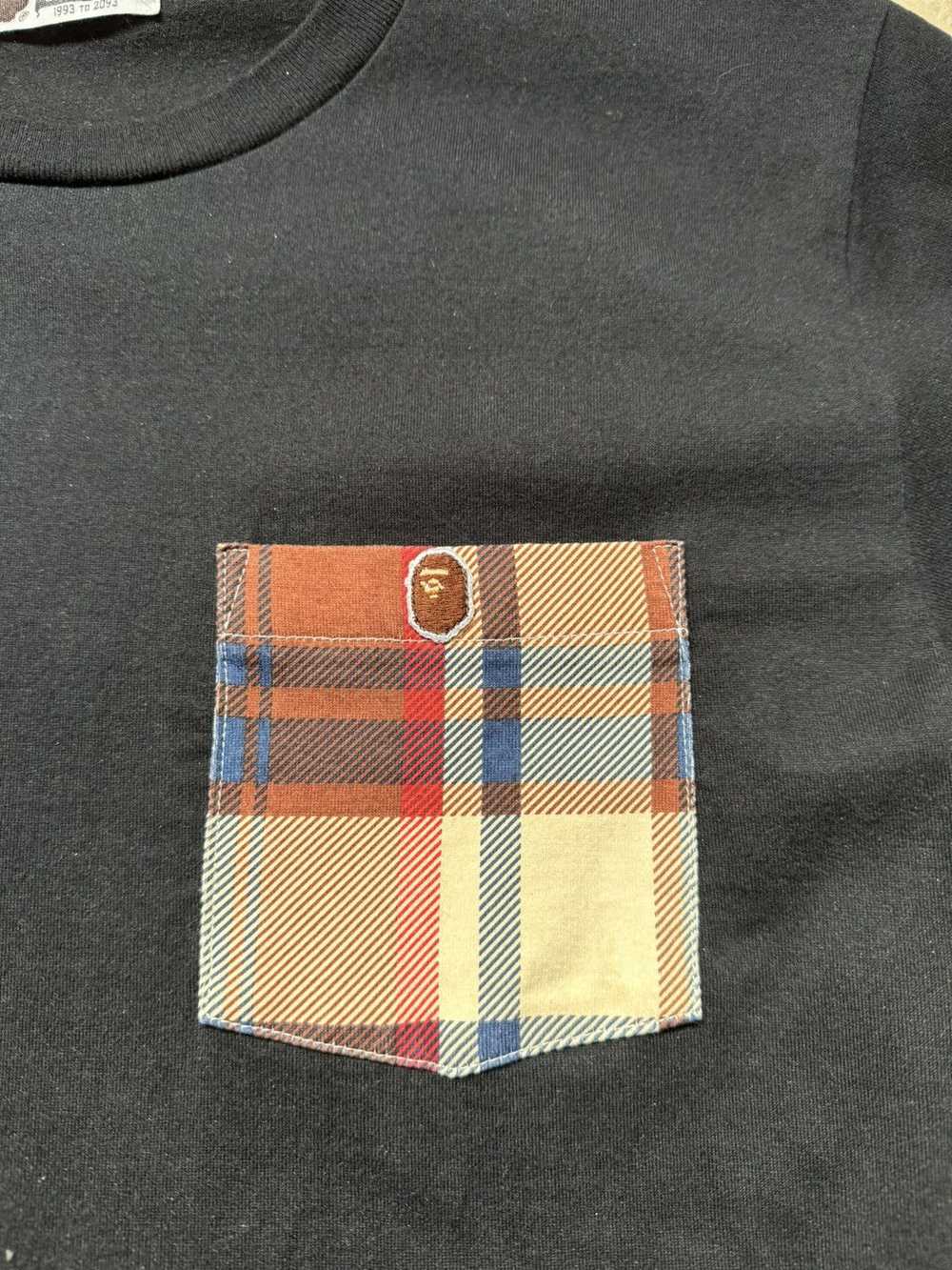 Bape Plaid pocket T-Shirt - image 2