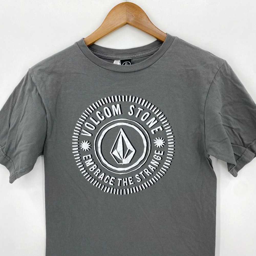 Volcom Volcom T-Shirt Men's S Gray Stone Logo Vin… - image 2