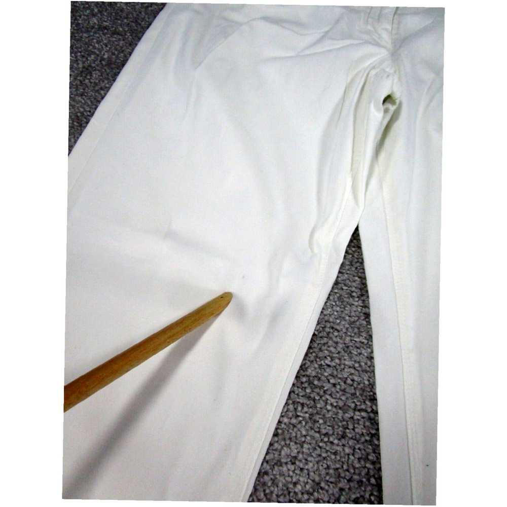 Peserico Peserico White Cotton Blend Slim Fit Pan… - image 2