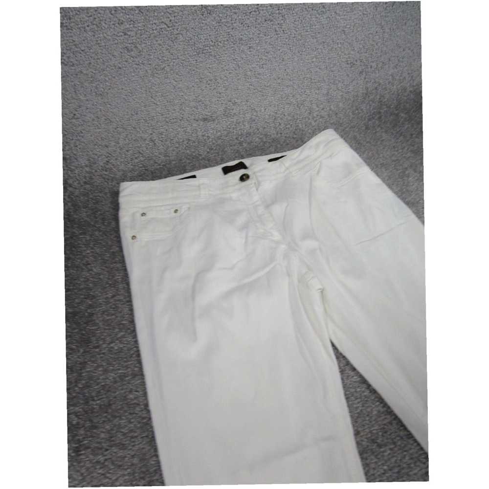 Peserico Peserico White Cotton Blend Slim Fit Pan… - image 3