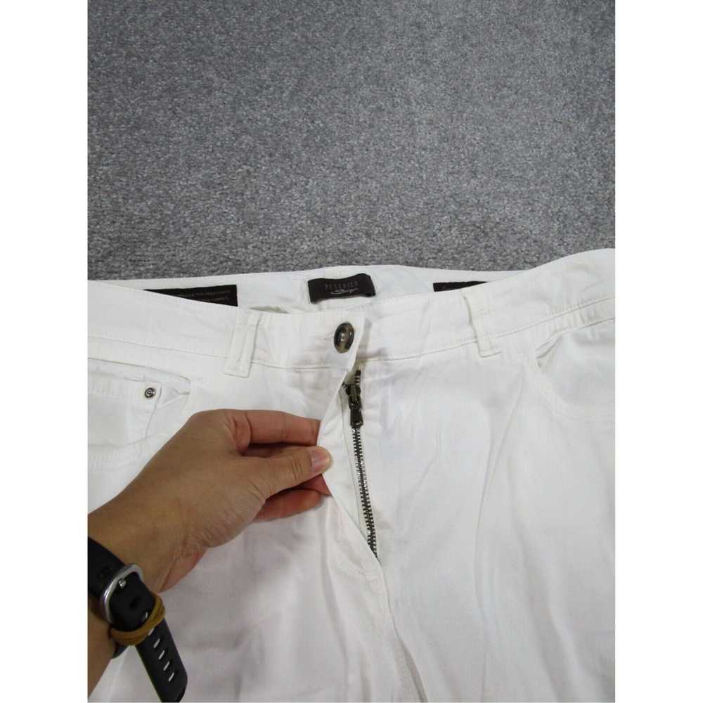 Peserico Peserico White Cotton Blend Slim Fit Pan… - image 4