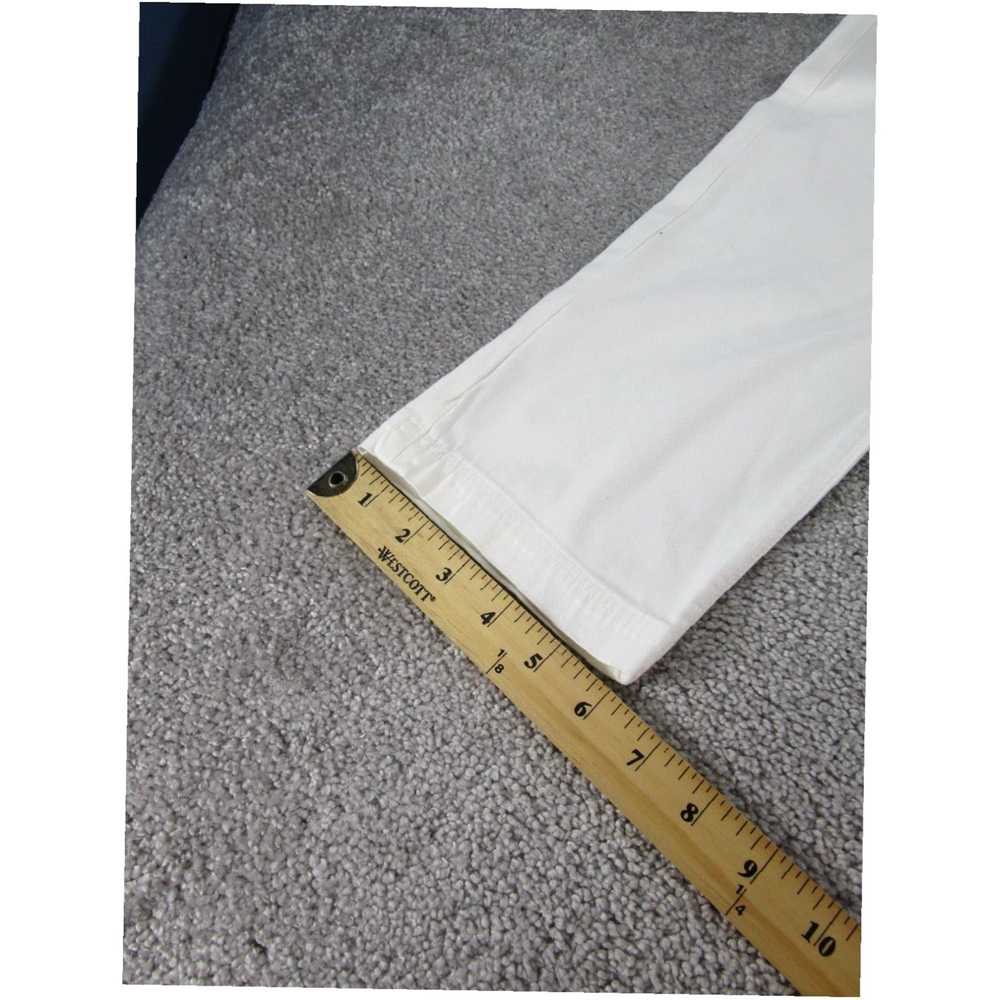 Peserico Peserico White Cotton Blend Slim Fit Pan… - image 6