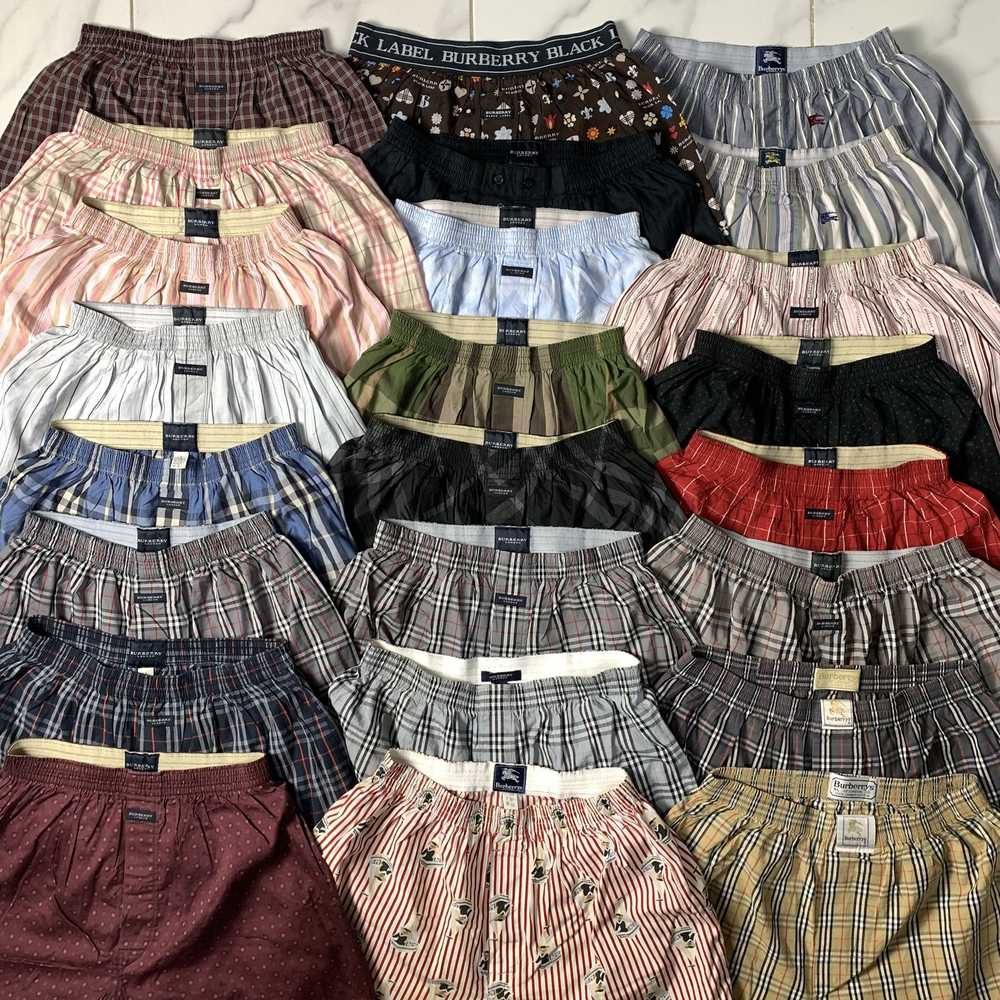 Burberry × Vintage Burberry Boxer Striped Short P… - image 9