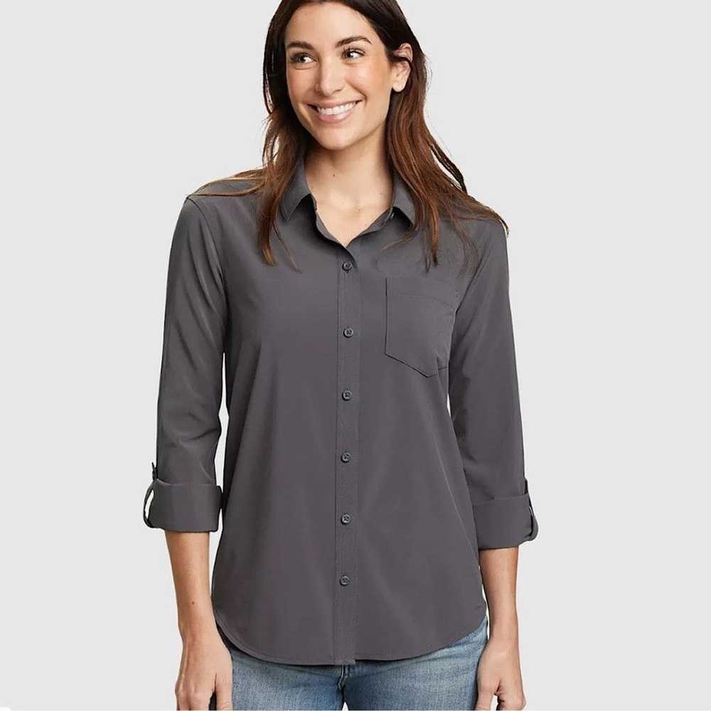 Eddie Bauer EDDIE BAUER Slim Fit Button up Ladies… - image 1