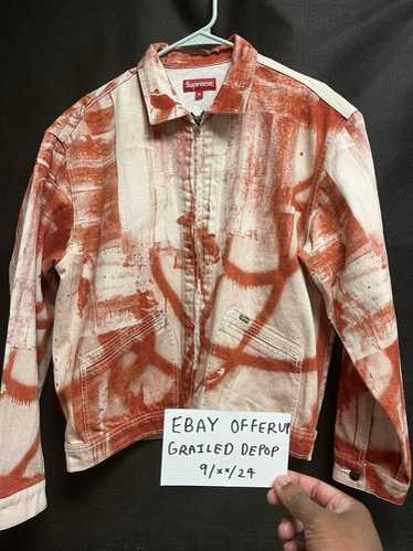 Supreme Christopher Wool Denim Work Jacket (FW21) - $228