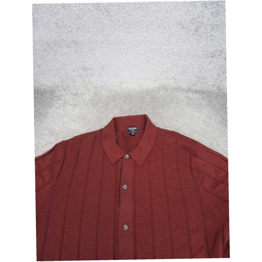 Todd Snyder Luxurious Burgundy Red Merino Wool Kn… - image 2