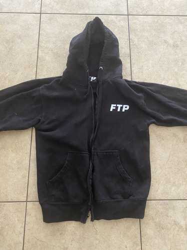 Fuck The Population FTP Black and White Mens Jacke