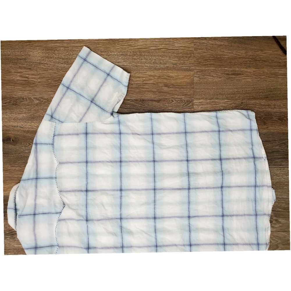 Roper Authentic Blue Plaid Patterned 100 Percent … - image 7