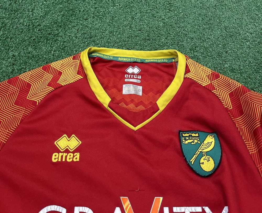 Errea × Soccer Jersey Norwich City Soccer Jersey … - image 4