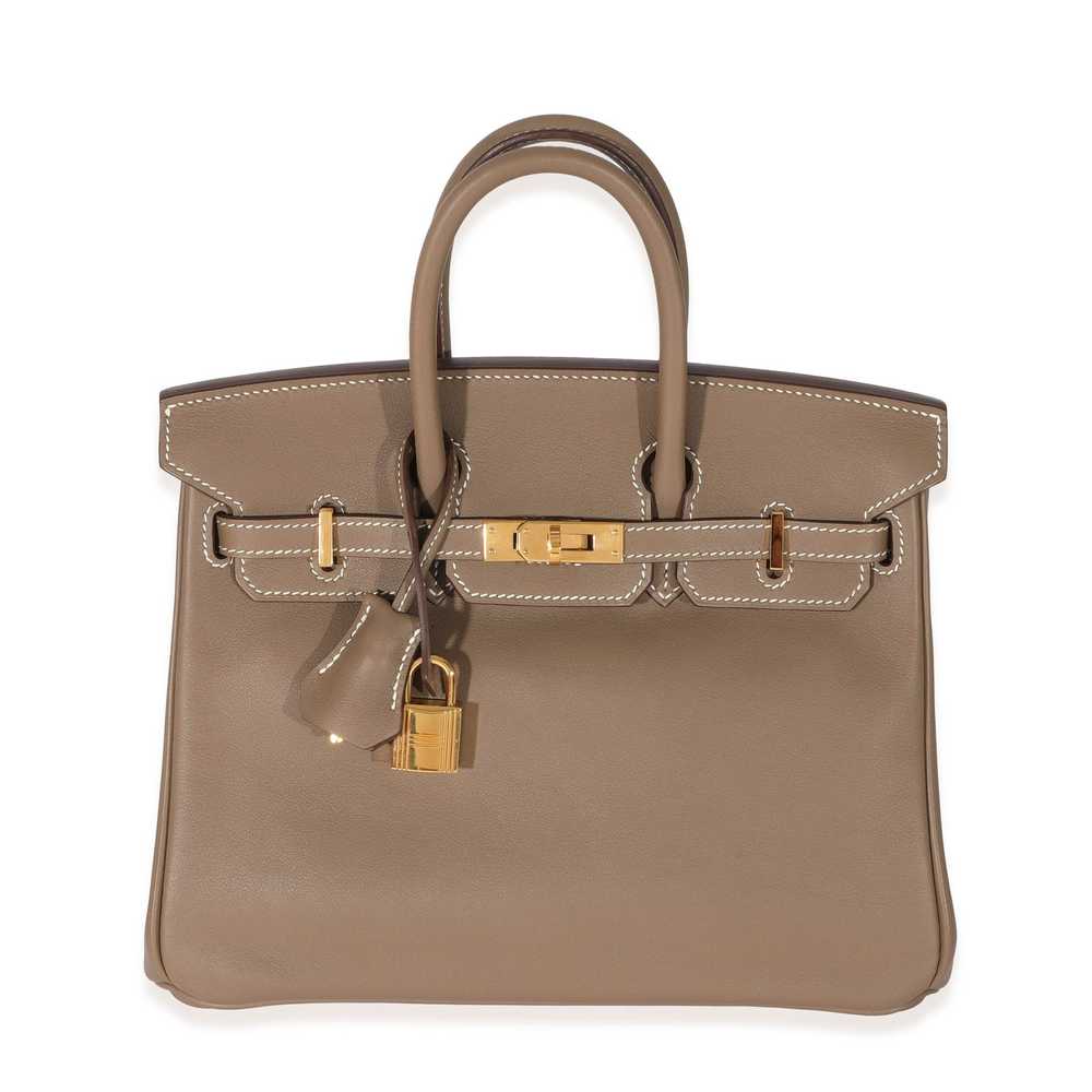 Hermes HERMES Etoupe Swift Birkin 25 GHW - image 1