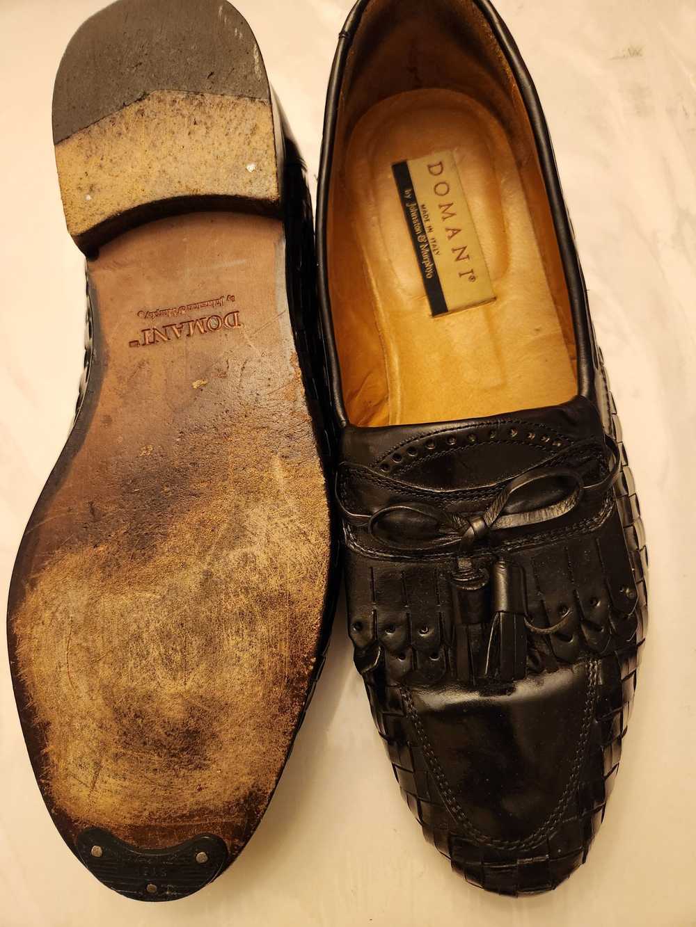 Johnston & Murphy Vintage Domani 100% Leather Wov… - image 3