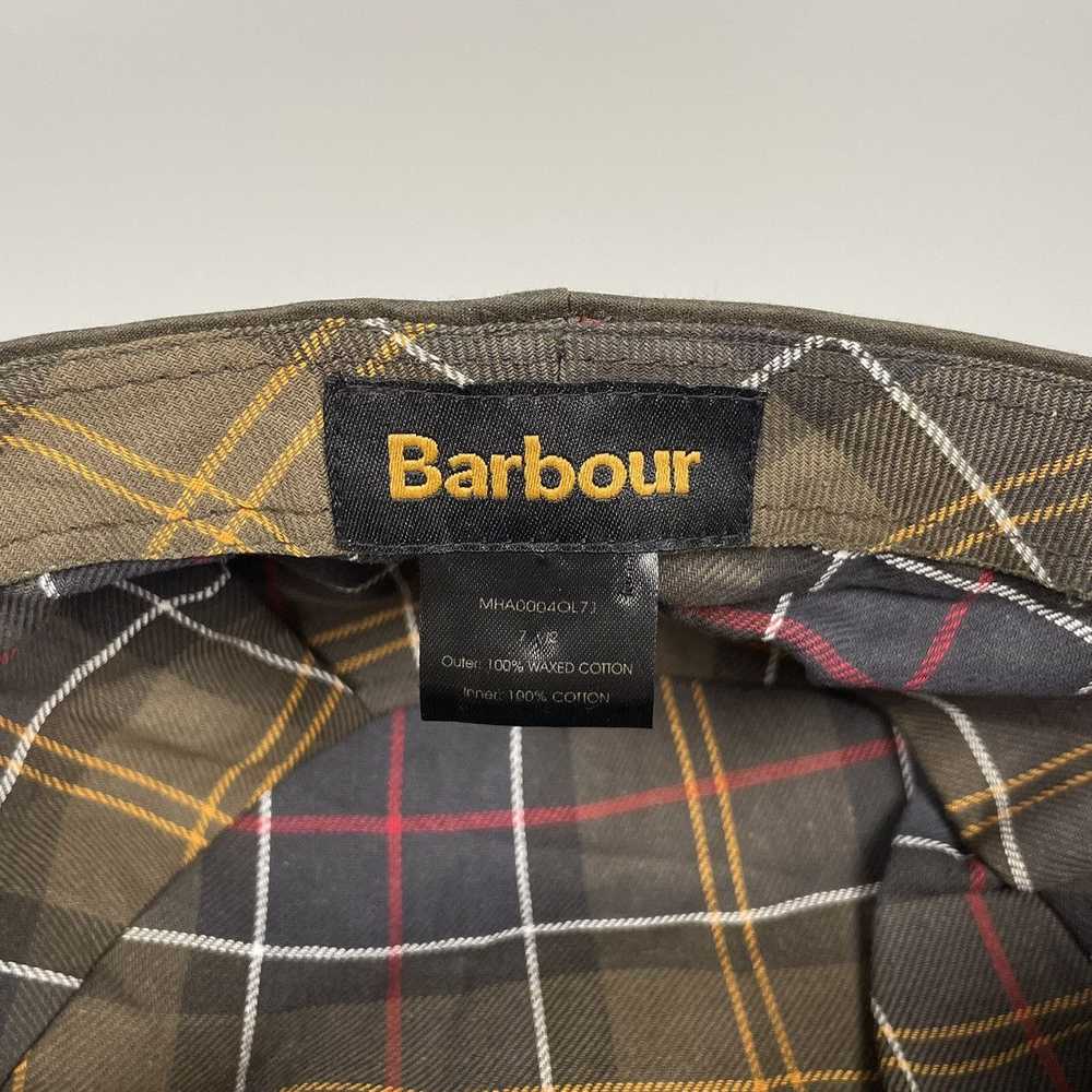 Barbour × Waxed Barbour Waxed Flat Cap Hat - image 10