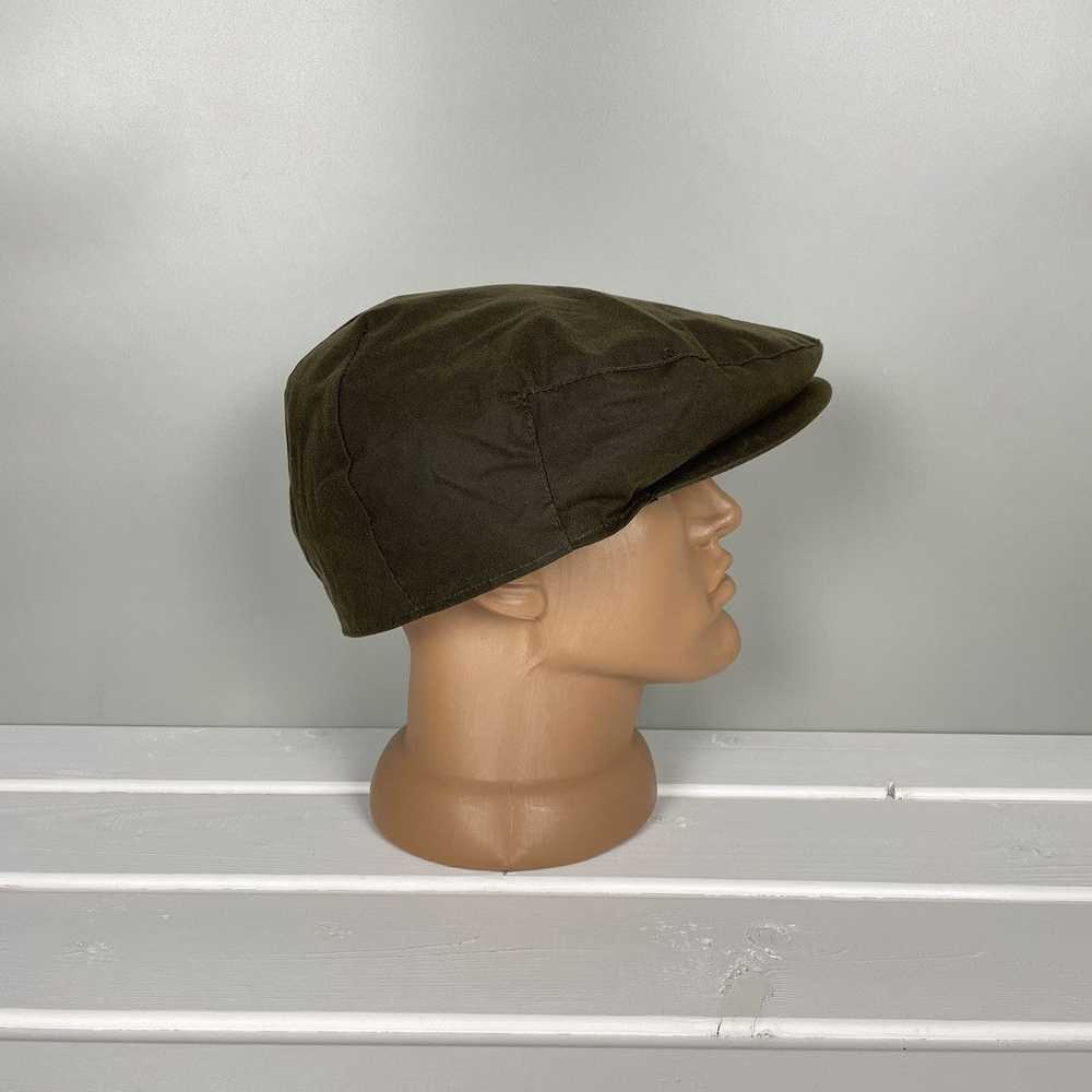 Barbour × Waxed Barbour Waxed Flat Cap Hat - image 3