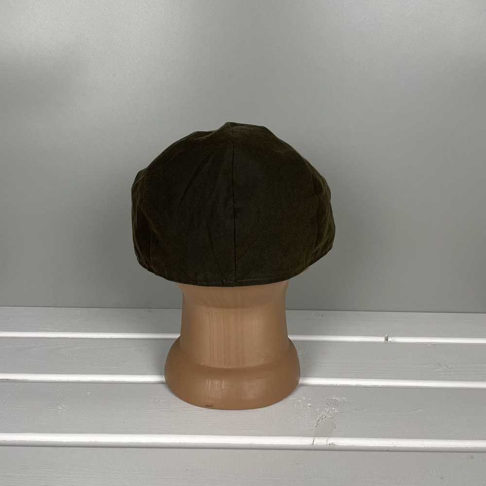 Barbour × Waxed Barbour Waxed Flat Cap Hat - image 4