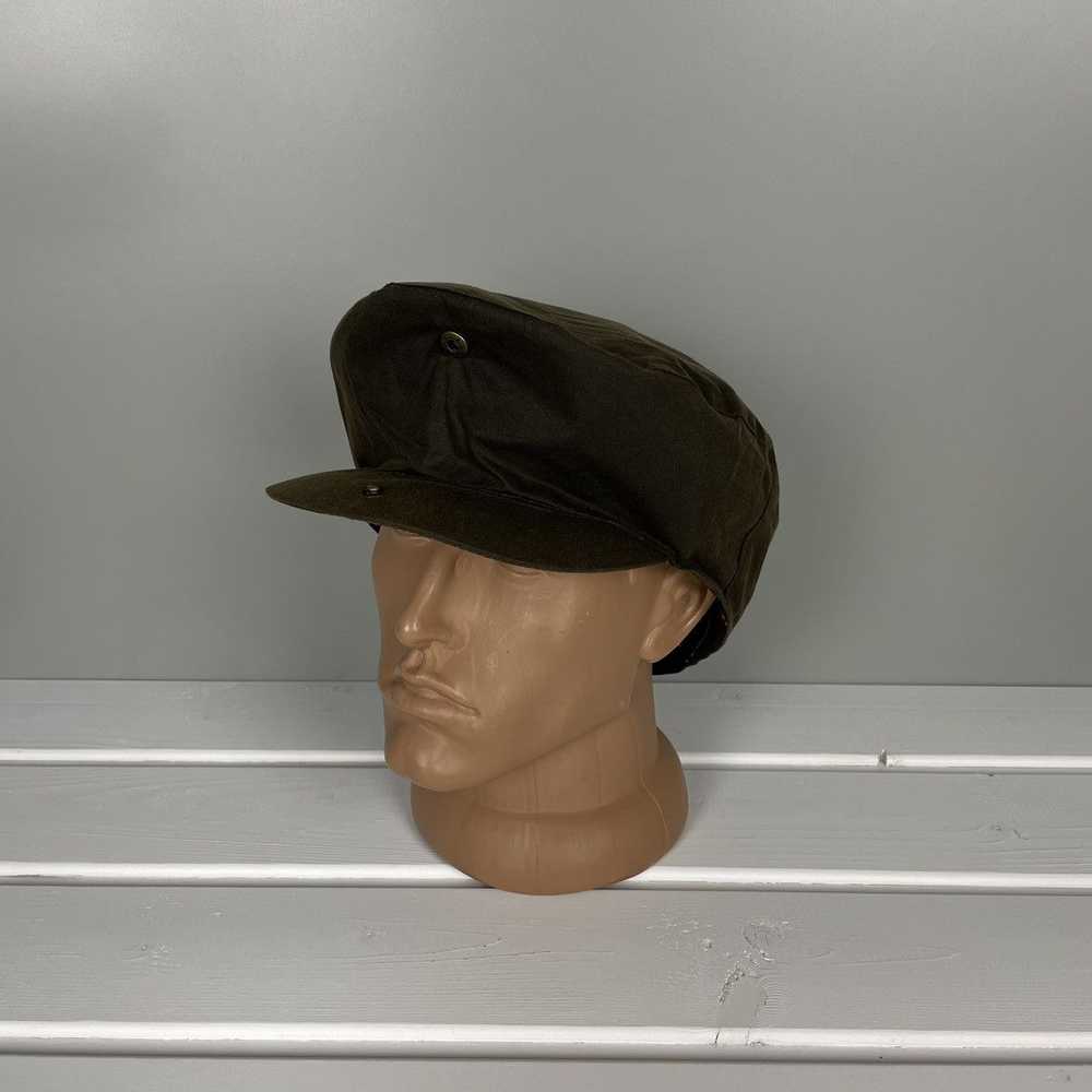 Barbour × Waxed Barbour Waxed Flat Cap Hat - image 5