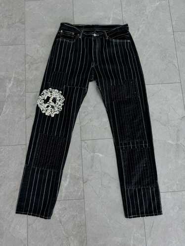 DENIM TEARS Denim Tears Peace Patchwork 501 Black 