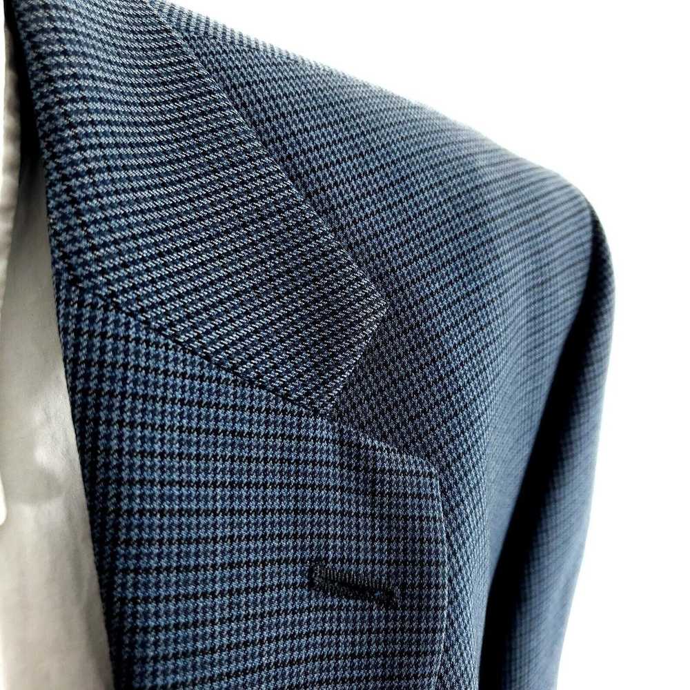 Nautica Nautica Wool 2 Button Sport Coat 44L Blue… - image 2