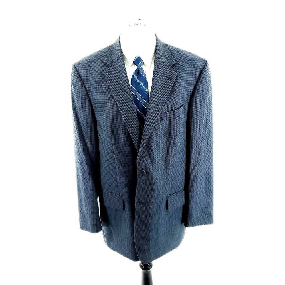 Nautica Nautica Wool 2 Button Sport Coat 44L Blue… - image 3