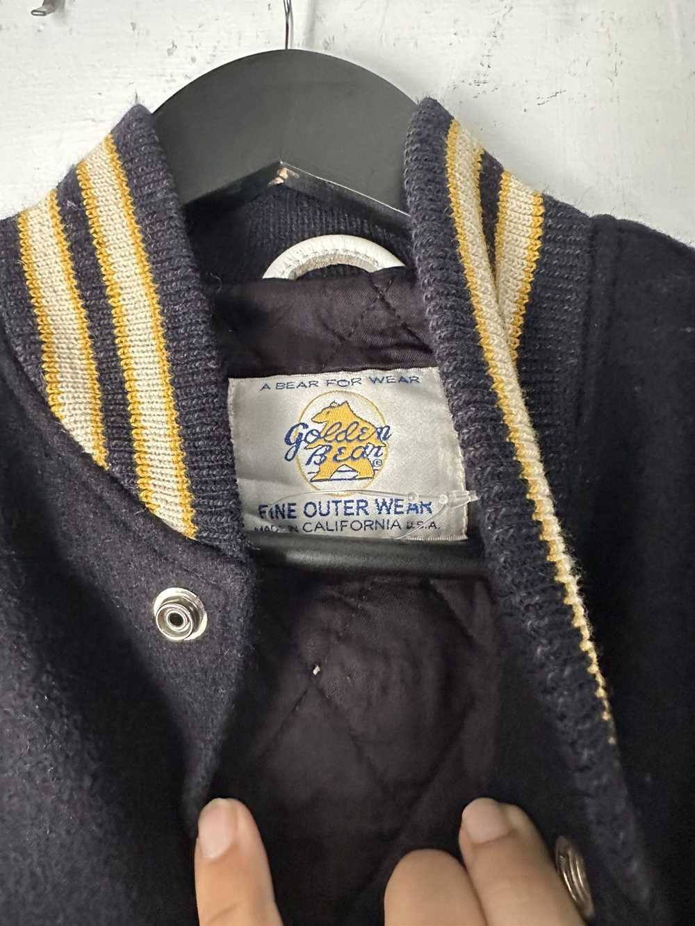 Golden Bear Golden bear vintage varsity jacket - image 5